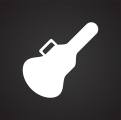 Case icon on background for graphic and web design. Simple vector sign. Internet concept symbol for website button or mobile app.