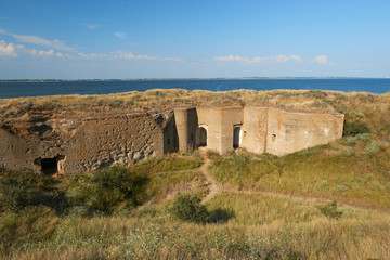 old fortress on the Berezan island, Ukraine, ancient architecture