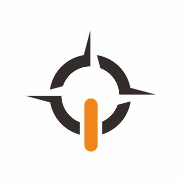 Compass logo design template vector illustration