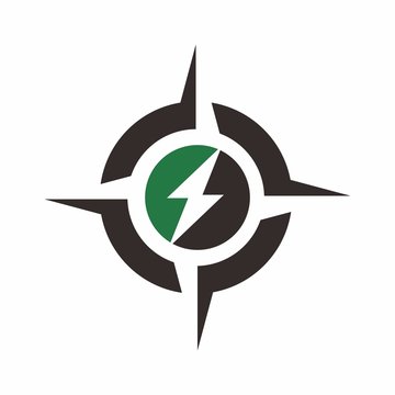 Compass logo design template vector illustration