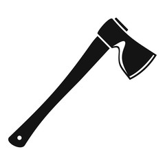 Axe icon. Simple illustration of axe vector icon for web design isolated on white background