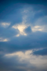 Fototapeta premium Wolken, Himmel, Hintergrund, Textur, Sturm, Sonne, Wasser, regen