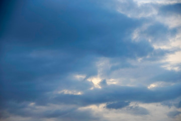 Wolken, Himmel, Hintergrund, Textur, Sturm, Sonne, gelb, blau