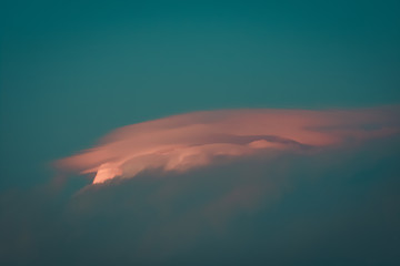 dramatic sky with clouds