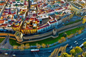 Fototapeta premium Sevilla Luftbilder - Drohnenaufnahmen mit der DJI Mavic 2 von Sevilla