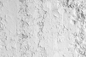 Old concrete wall with rust and cracks