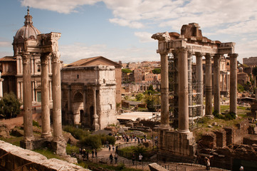 Naklejka na ściany i meble Roman forum