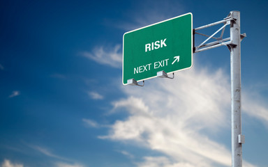 3D rendering dirty realistic highway sign and cloud sky with message about