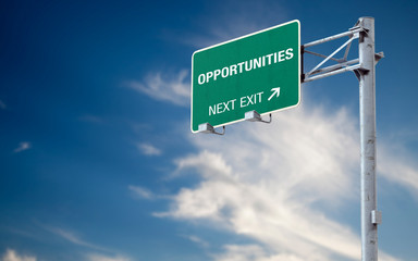 3D rendering dirty realistic highway sign and cloud sky with message about