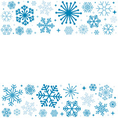 Decorative snowflake on white background