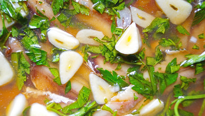Anchovies in vinegar