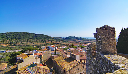 Castillo de la Santa Creu en Calafell, El Vendrell, Tarragona, Catalunya, España