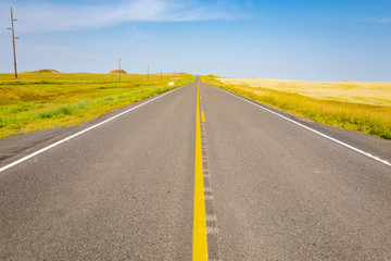 Rural road in New Mexico, USA