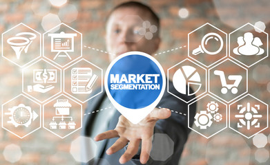 Market Segmentation People Business Finance Statistics concept. Marketing. Market Place Development.