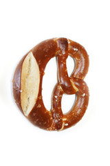German Bavaria pretzel with salt.