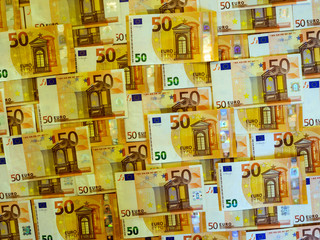Background of EURO money banknotes