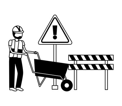 worker construction equipment