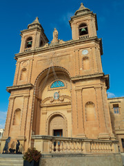 Fototapeta na wymiar Marsaxlokk Parish Church, Malta