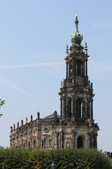 Fototapeta na wymiar Hofkirche in Dresden Germany