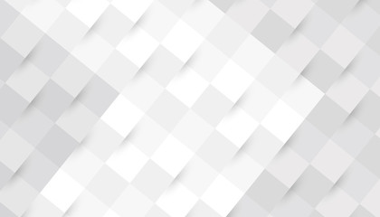 Fototapeta premium Simple White Geometric Abstract Vector Background