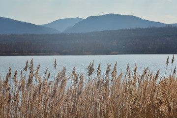 Olbersdorfer See - Ausblick auf die Berge