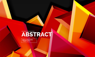 Shiny style geometric background