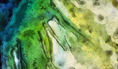 Abstract watercolor background. Paint in water on paper. Fresh and juicy colors. Beauty pattern for design with art elements.