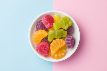 Fruit jelly candies.