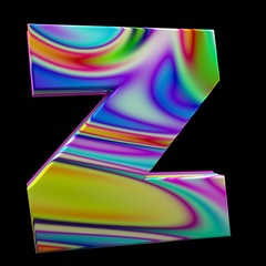 Colorful Circus Alphabet Z