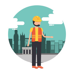 worker construction city