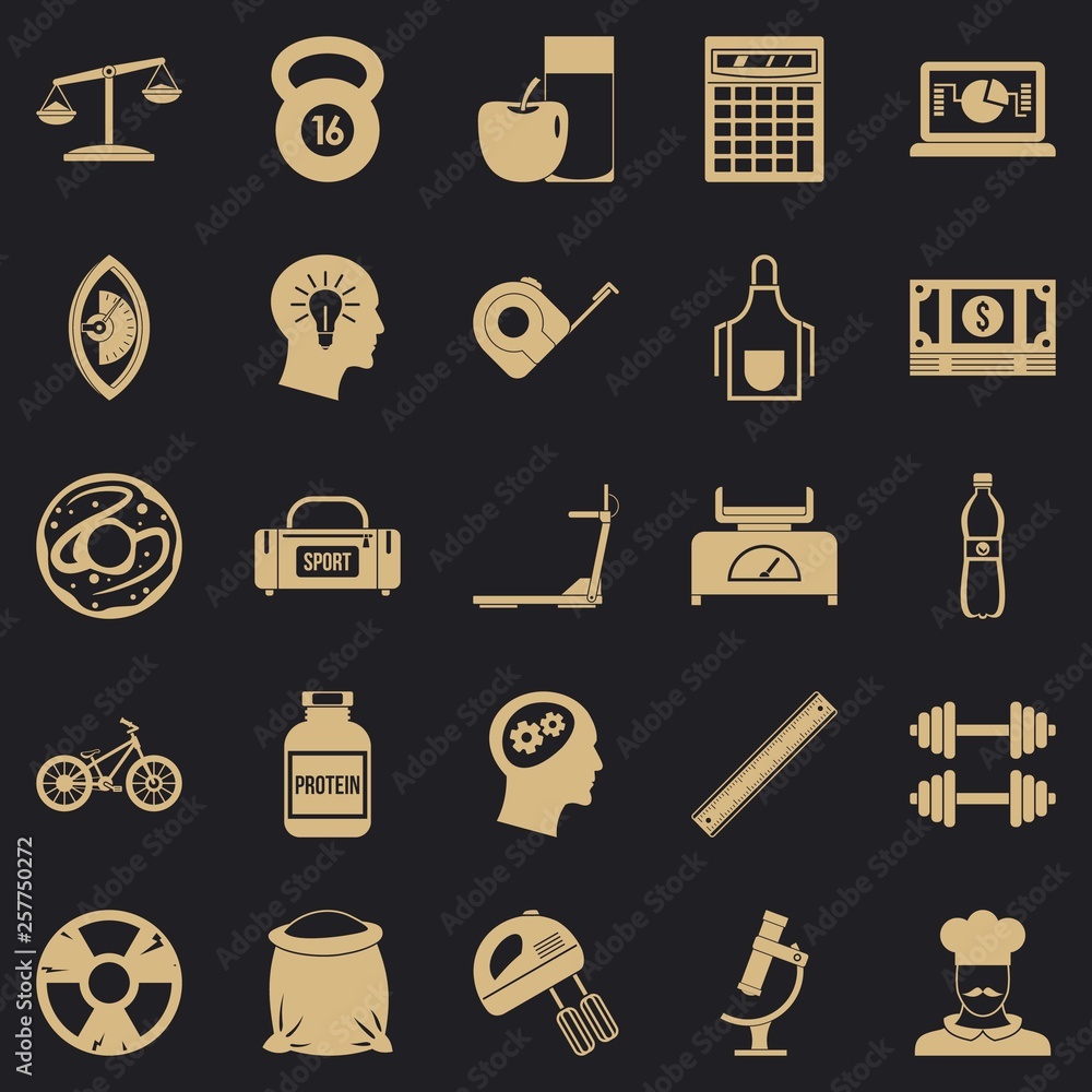 Aufkleber libra icons set. simple set of 25 libra vector icons for web for any design
