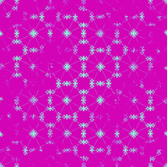 Seamless abstract pattern. Texture in red and turquoise colors.