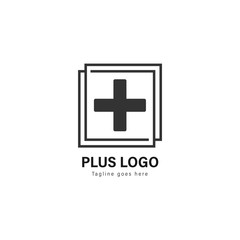 Medic logo template design. Medic logo with modern frame vector design