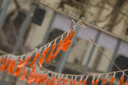 Pyrotechnics and Firecrackers at Masclet&agrave;, detail of Valencia en fallas, Spain