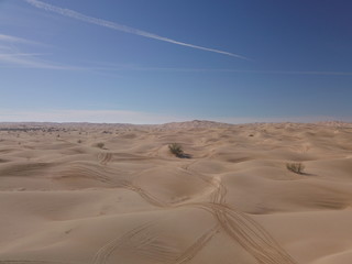Desert sand dunes