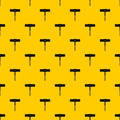 Corkscrew with a metal spiral pattern seamless vector repeat geometric yellow for any design