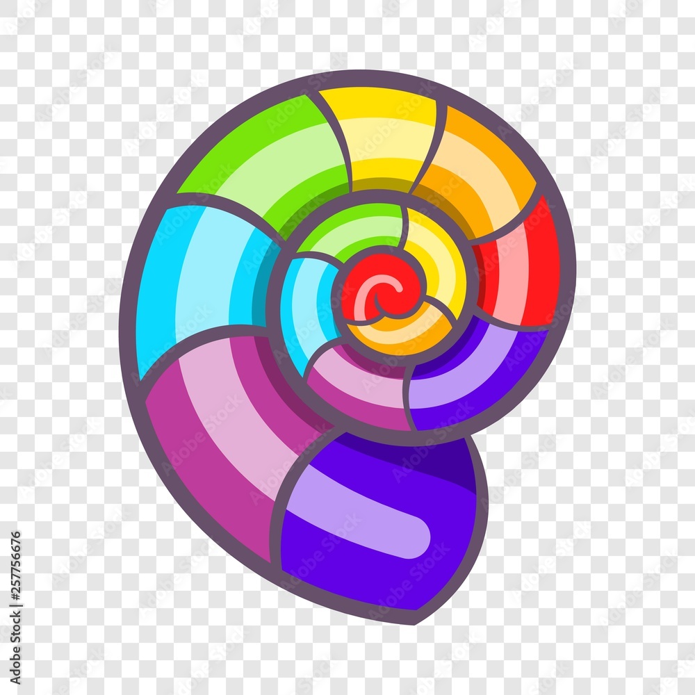Poster curl in colours of lgbt icon in cartoon style isolated on background for any web design