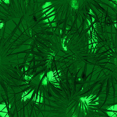 Tropical Green Seamless Pattern.