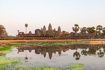 Fototapeta premium Angkor Wat Temple before sunset, Siem Reap, Cambodia