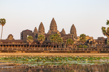 Naklejka premium Angkor Wat Temple before sunset, Siem Reap, Cambodia