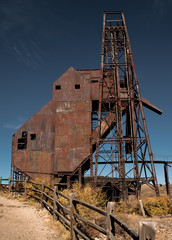 Fototapeta na wymiar Abandoned Theresa Mine at Victor Colorado