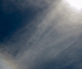 dramatic sky with clouds