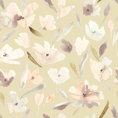 Fototapeta premium Flower seamless pattern.