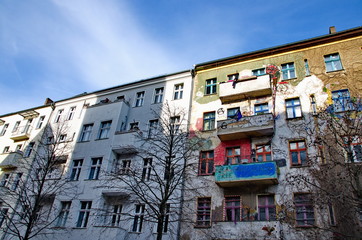 Spuren von Auseinandersetzungen in Berlin, Rigaer Straße