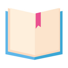 open book isolated icon
