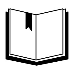 open book isolated icon