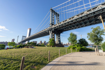 The second most famous bridge in New York, Manhattan Bridge