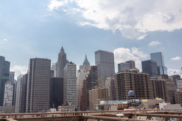 Fototapeta na wymiar Skyline of Manhattan, New York City