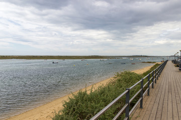 Fototapeta premium The town of Tavira in Algarve (Portugal)