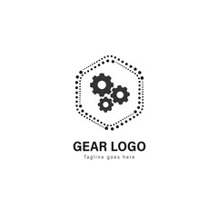Automotive logo template design. Automotive logo with modern frame vector design